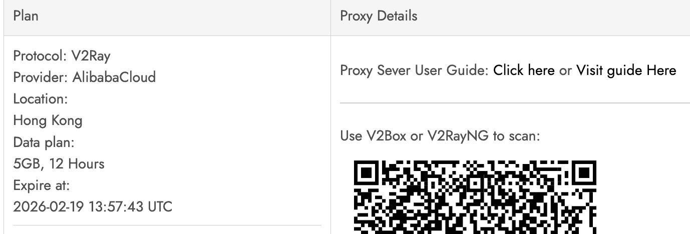 uuproxy alibaba cloud server